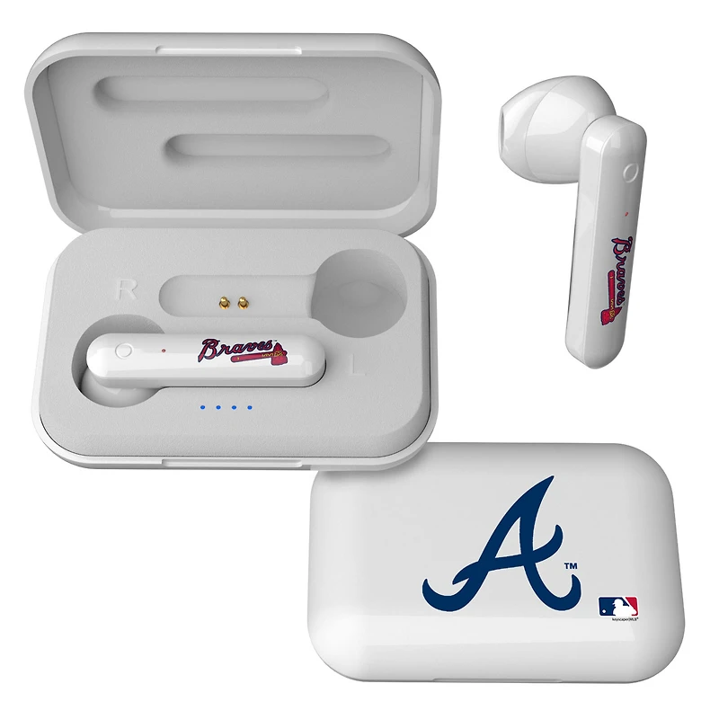 Keyscaper Atlanta Braves  Wireless TWS Insignia Design Earbuds