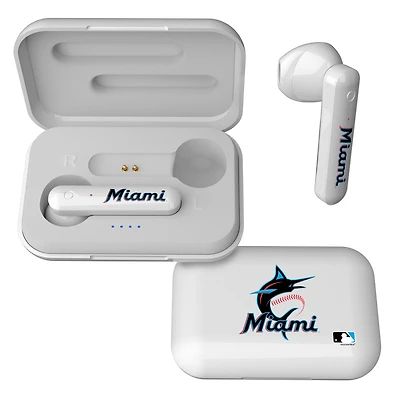 Keyscaper Miami Marlins  Wireless TWS Insignia Design Earbuds