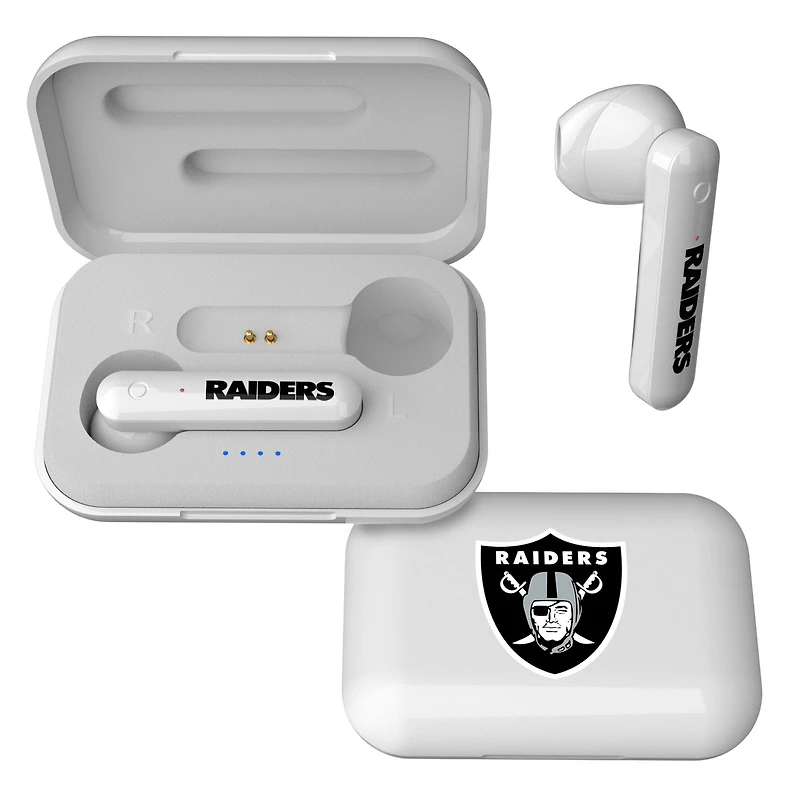 Keyscaper Las Vegas Raiders  Wireless TWS Insignia Design Earbuds
