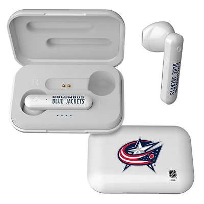 Keyscaper Columbus Blue Jackets  Wireless TWS Insignia Design Earbuds