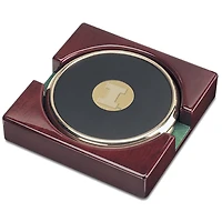 Gold Illinois Fighting Illini 2-Piece Coaster Set