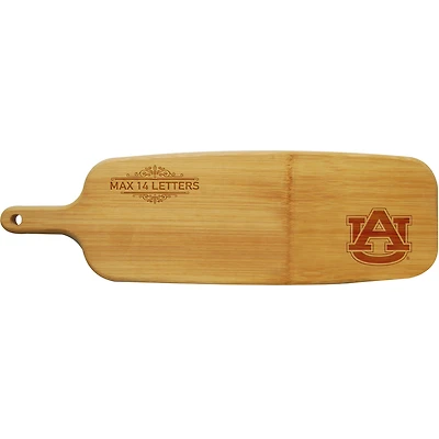 Auburn Tigers Personalized Bamboo Paddle Serving Board