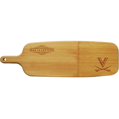 Virginia Cavaliers Personalized Bamboo Paddle Serving Board