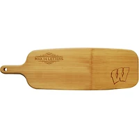 Wisconsin Badgers Personalized Bamboo Paddle Serving Board