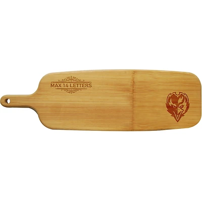 Baltimore Ravens Personalized Bamboo Paddle Serving Board
