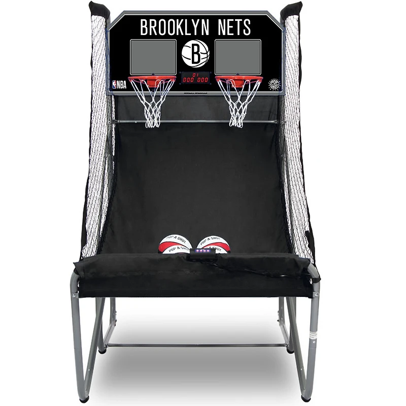 Pop-A-Shot Brooklyn Nets Home Dual Shot Basketball Game