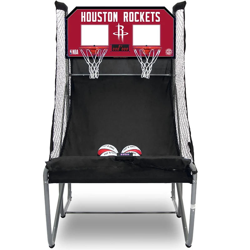 Pop-A-Shot Houston Rockets Home Dual Shot Basketball Game