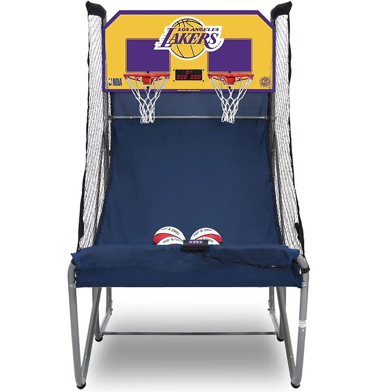 Pop-A-Shot Los Angeles Lakers Home Dual Shot Basketball Game