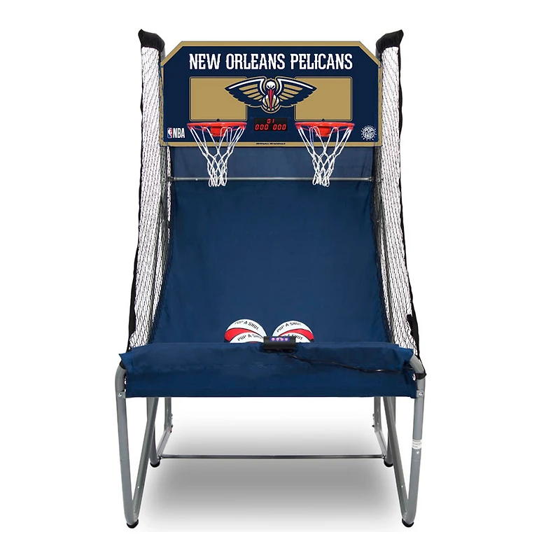 Pop-A-Shot New Orleans Pelicans Home Dual Shot Basketball Game