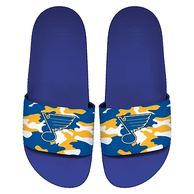 Men's ISlide St. Louis Blues Camo Motto Slide Sandals