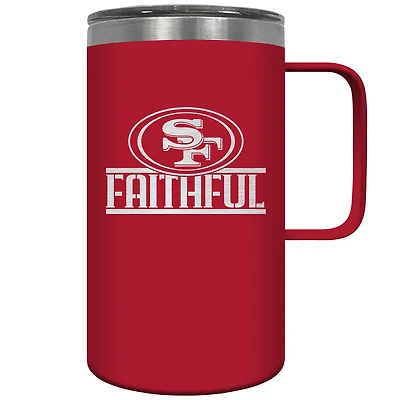 Scarlet San Francisco 49ers Faithful 18oz. Slogan Hustle Mug