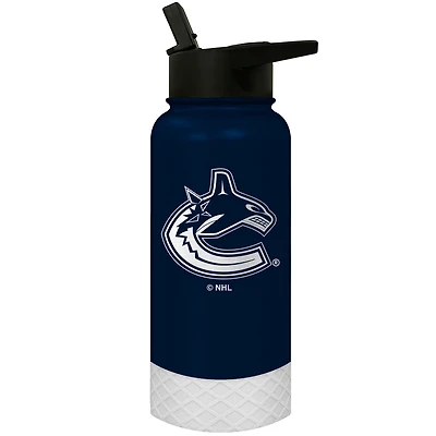 Vancouver Canucks 32oz. Logo Thirst Hydration Water Bottle