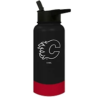 Calgary Flames 32oz. Logo Thirst Hydration Water Bottle