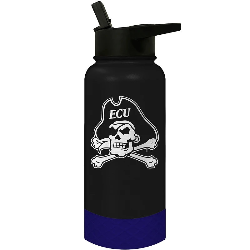 ECU Pirates 32oz. Logo Thirst Hydration Water Bottle
