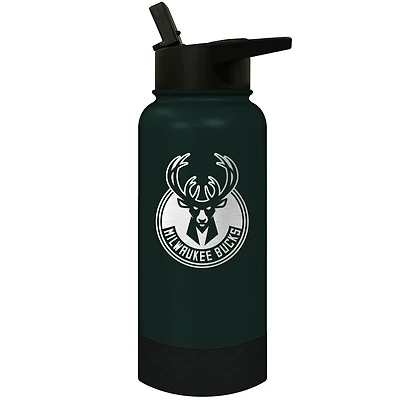 Milwaukee Bucks 32oz. Logo Thirst Hydration Water Bottle