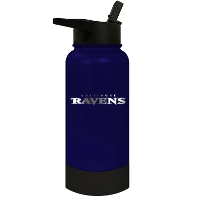 Baltimore Ravens 32oz. Logo Thirst Hydration Water Bottle