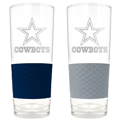 Dallas Cowboys 22oz. Logo Score Pint Glass Two-Piece Set