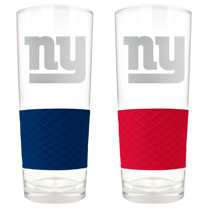 New York Giants 22oz. Logo Score Pint Glass Two-Piece Set