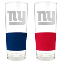 New York Giants 22oz. Logo Score Pint Glass Two-Piece Set