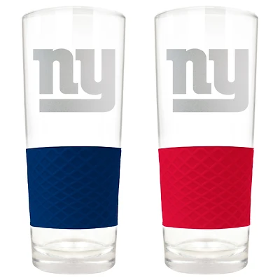 New York Giants 22oz. Logo Score Pint Glass Two-Piece Set