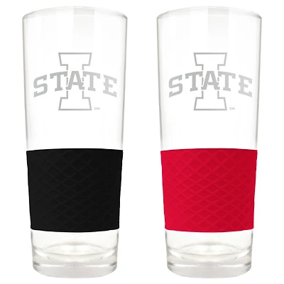 Iowa State Cyclones 22oz. Logo Score Pint Glass Two-Piece Set