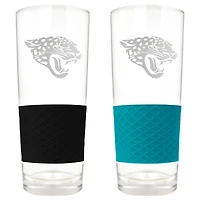 Jacksonville Jaguars 22oz. Logo Score Pint Glass Two-Piece Set