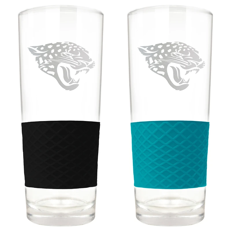 Jacksonville Jaguars 22oz. Logo Score Pint Glass Two-Piece Set