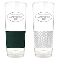 New York Jets 22oz. Logo Score Pint Glass Two-Piece Set