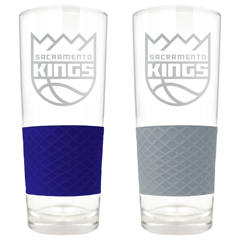 Sacramento Kings 22oz. Logo Score Pint Glass Two-Piece Set
