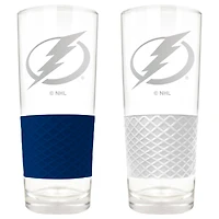 Tampa Bay Lightning 22oz. Logo Score Pint Glass Two-Piece Set