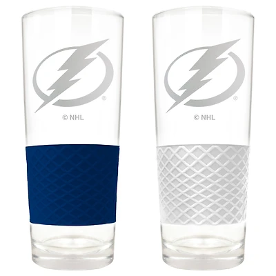 Tampa Bay Lightning 22oz. Logo Score Pint Glass Two-Piece Set
