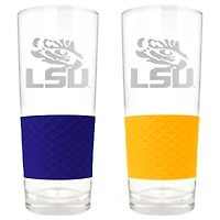 LSU Tigers 22oz. Logo Score Pint Glass Two-Piece Set
