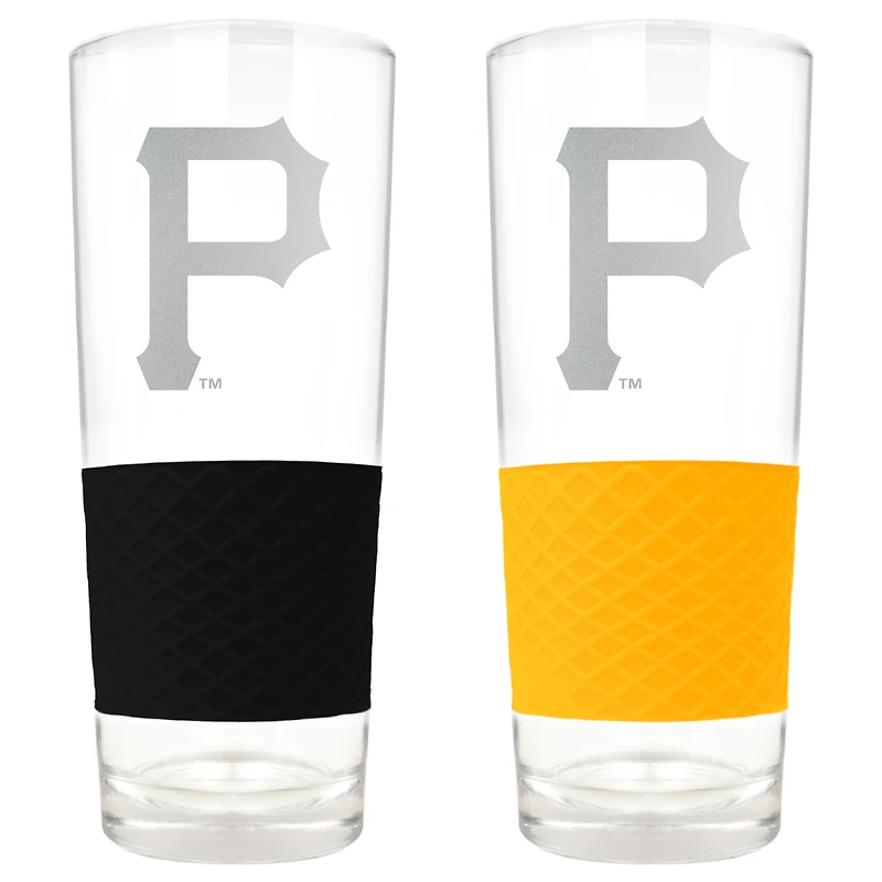 Pittsburgh Pirates 22oz. Logo Score Pint Glass Two-Piece Set