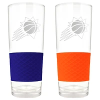 Phoenix Suns 22oz. Logo Score Pint Glass Two-Piece Set
