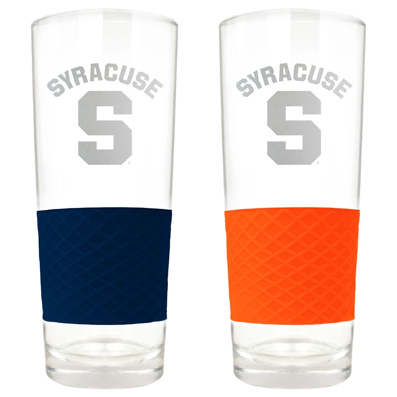 Syracuse Orange 22oz. Logo Score Pint Glass Two-Piece Set