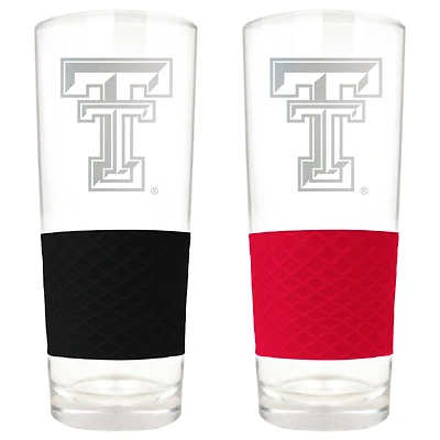 Texas Tech Red Raiders 22oz. Logo Score Pint Glass Two-Piece Set