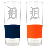 Detroit Tigers 22oz. Logo Score Pint Glass Two-Piece Set