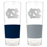 North Carolina Tar Heels 22oz. Logo Score Pint Glass Two-Piece Set
