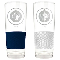 Winnipeg Jets 22oz. Logo Score Pint Glass Two-Piece Set