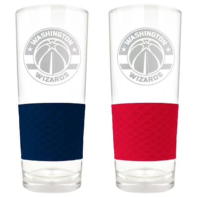 Washington Wizards 22oz. Logo Score Pint Glass Two-Piece Set