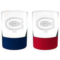 Montreal Canadiens 14oz. Commissioner Rocks Glass Two-Piece Set