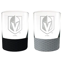 Vegas Golden Knights 14oz. Commissioner Rocks Glass Two-Piece Set