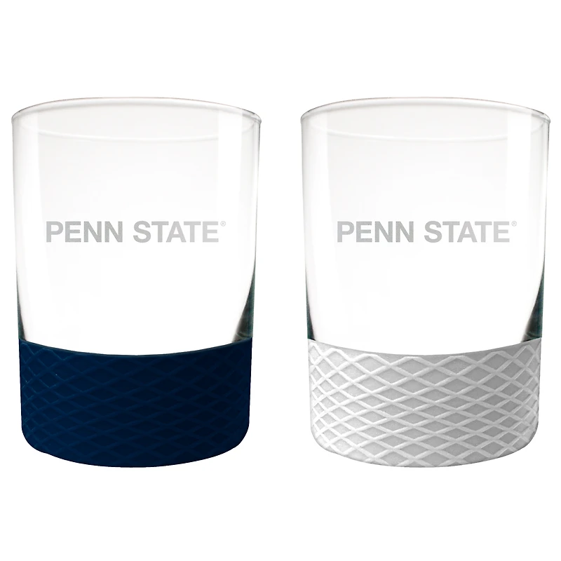 Penn State Nittany Lions 14oz. Commissioner Rocks Glass Two-Piece Set