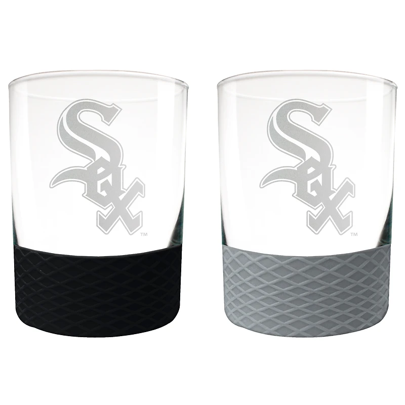 Chicago White Sox 14oz. Commissioner Rocks Glass Two-Piece Set
