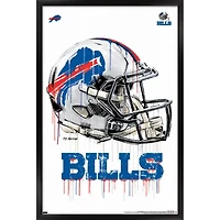 Buffalo Bills 24.25'' x 35.75'' Framed Helmet Poster