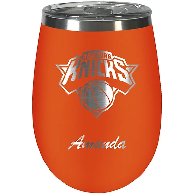 New York Knicks 10oz. Personalized Team Color Wine Tumbler