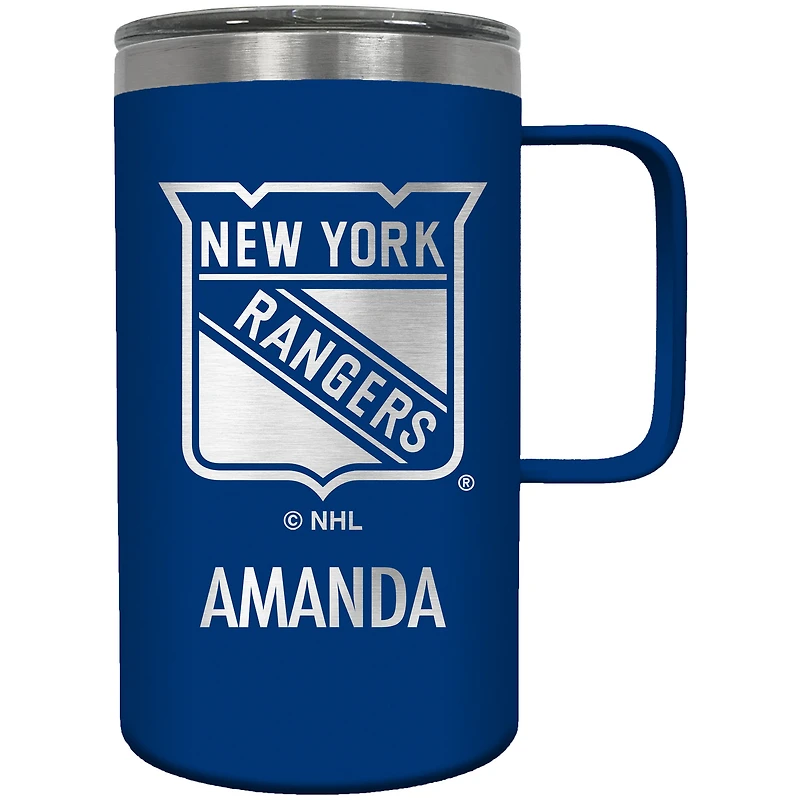 New York Rangers 18oz. Personalized Hustle Mug