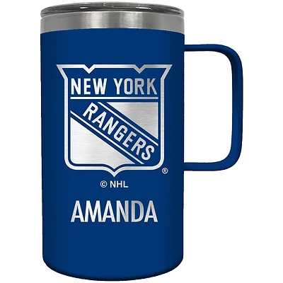 New York Rangers 18oz. Personalized Hustle Mug