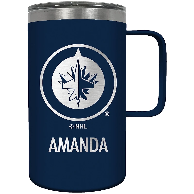 Winnipeg Jets 18oz. Personalized Hustle Mug