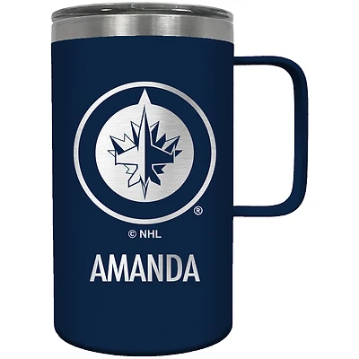 Winnipeg Jets 18oz. Personalized Hustle Mug